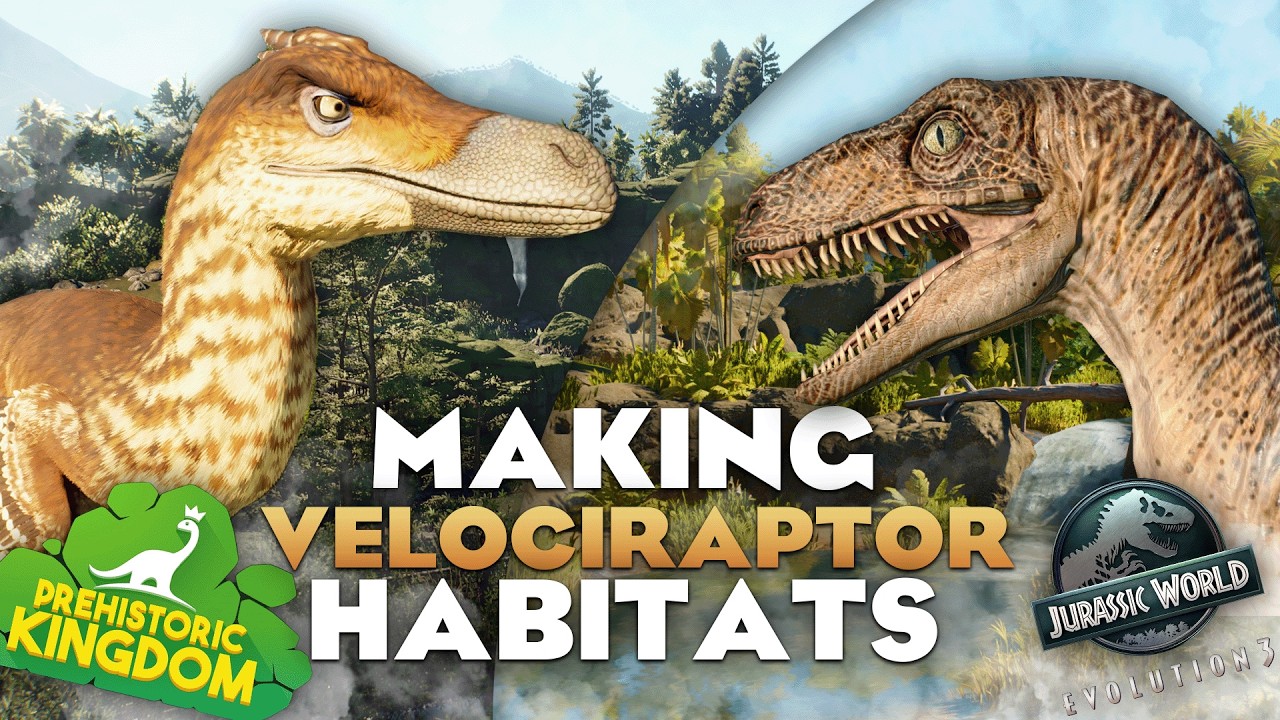 🦖 Я СОЗДАЛ ОДНУ И ТУЮ ЖЕ среду обитания в Jurassic World Evolution 3 и Prehistoric Kingdom!