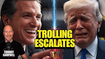 Gavin Newsom Trolls Trump AGAIN — Escalator Outburst & New Docs Drop