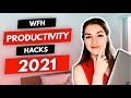 8 WORK FROM HOME Productivity Tips 2021 (To Keep You SANE)