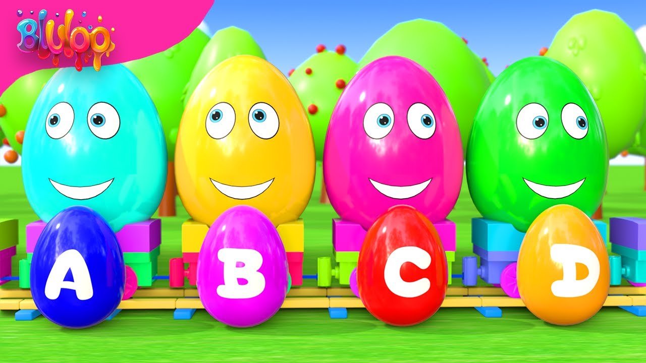 ABC Song | Learn Alphabet with SUPRISE EGGS | BluLoo Nursery Rhymes ...