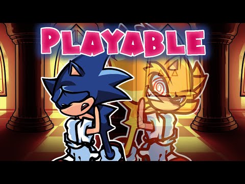 FNF Burning In Hell But Sonic And Fleetway Sing It But It S A Playable Mod