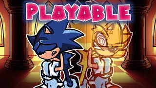 FNF Burning in Hell But Sonic and Fleetway sing it But it's a Playable Mod!