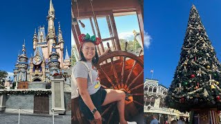 The Holidays Have Started at Magic Kingdom! Also Getting to Drive the Riverboat!