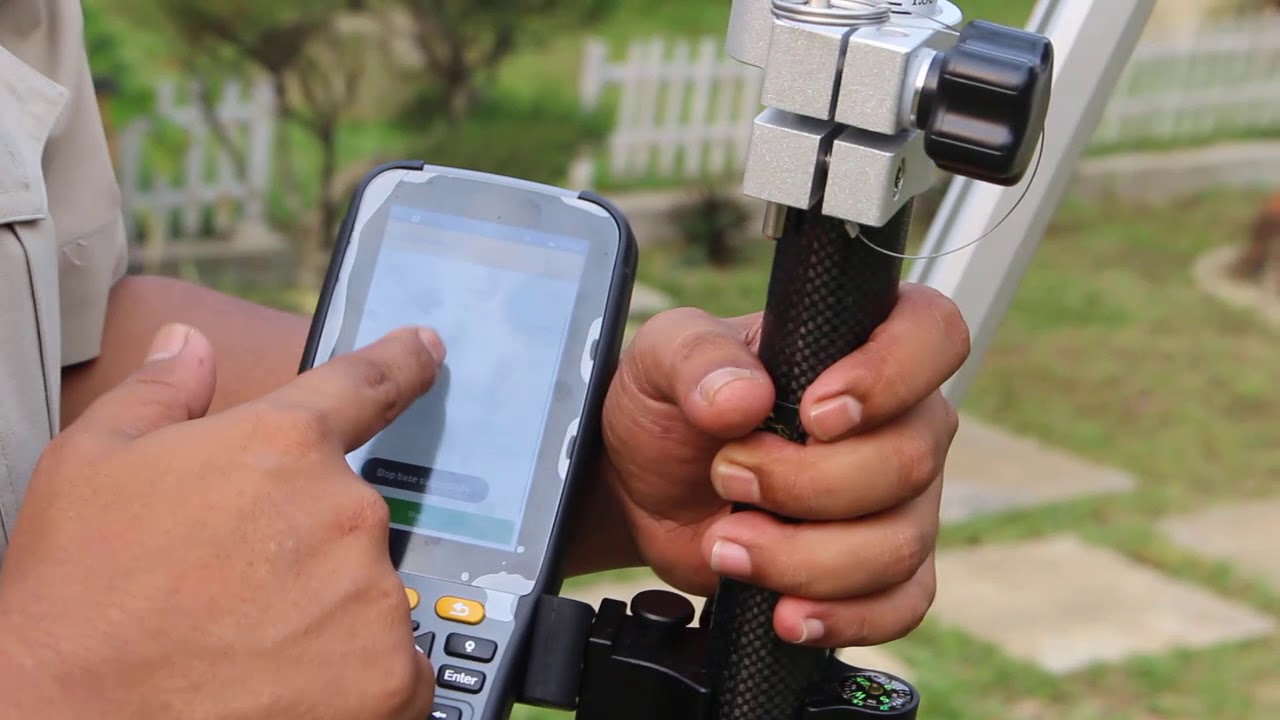 Practical use of RTK SOUTH Galaxy G1 (initial setting and data retrieval)