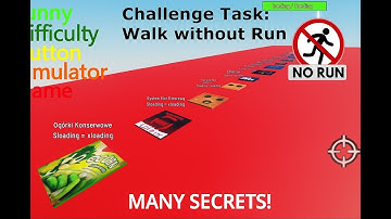 Funny Difficulty Button Simulator Game: Walk without run  class 1-8 guide