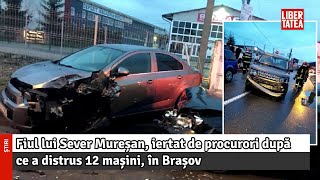 Fiul lui Sever Mureșan, iertat de procurori după ce a distrus 12 mașini, în Brașov...