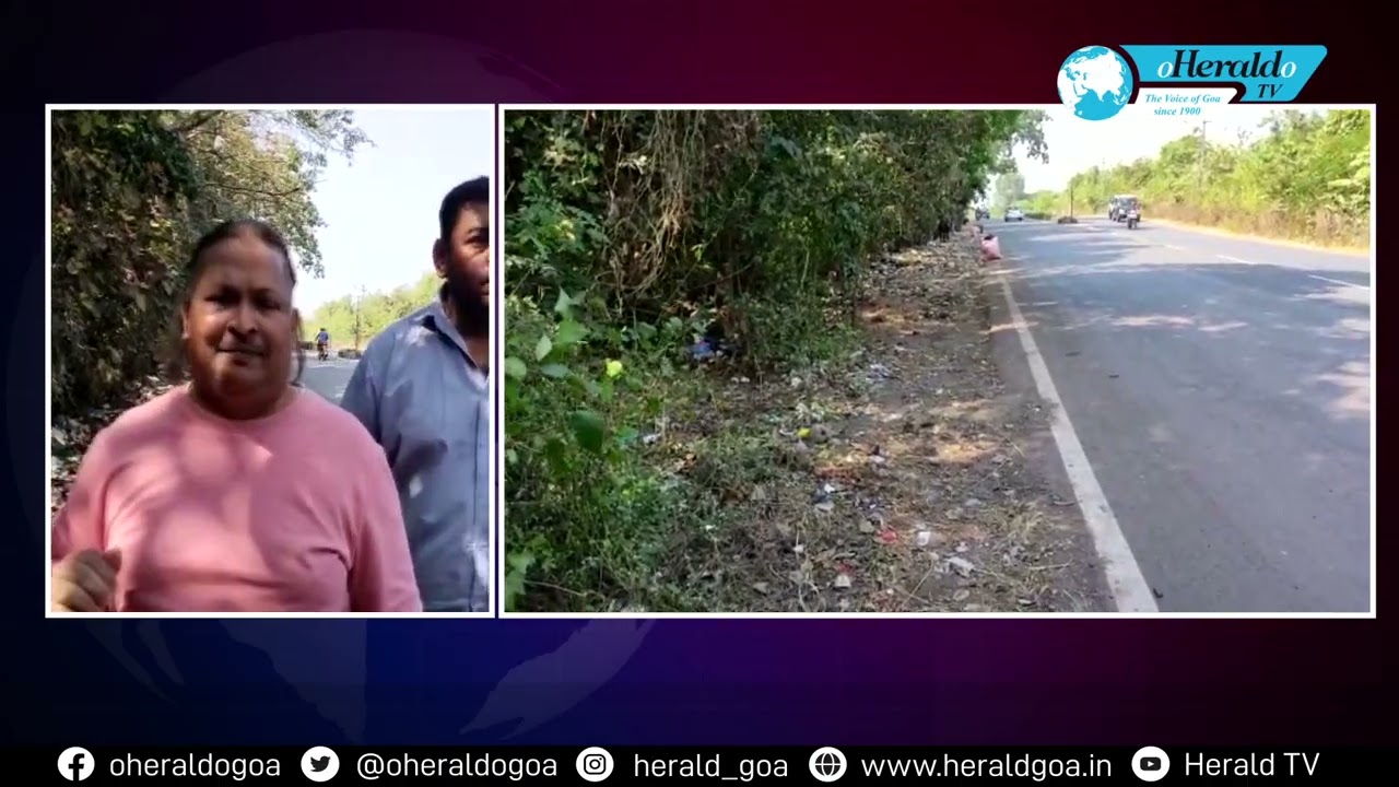 Concerned citizens talk against roadside dumping of garbage