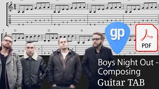 Composing - Boys Night Out Guitar Tabs [TABS] screenshot 5