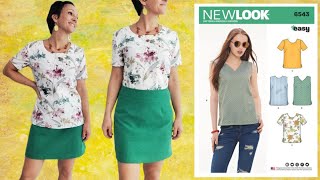 New Look 6543 Sew Along // Sew an Easy Top