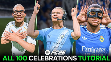 FC 26 ALL 100 CELEBRATIONS Tutorial #fc26 #celebrations