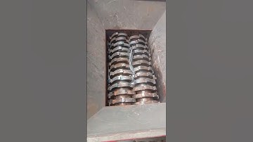#fcnfm Counter Rotating Shafts Shredder for Self Feeding and Easy Material Processing in Recycling P