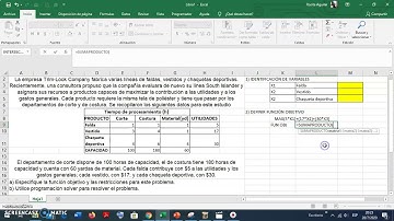 PROGRAMACIÓN LINEAL 3 VARIABLES. MÉTODO SOLVER