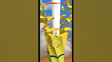 STACK BALL 3D GAMEPLAY SPEED COLOR GAME 😀 LEVEL 373😀😄😆😆😂😂#shorts #shortsfeed