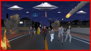 Aliens Invade Earth || SAKURA School Simulator screenshot 3