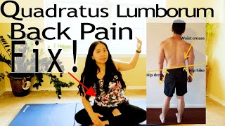 Low Back Pain in One Side? Quadratus Lumborum Pain and Tightness Program Fix!