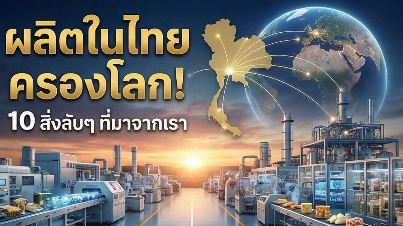 10 สิ่งที่ “ผลิตในไทย แต่ครองโลก” EP134