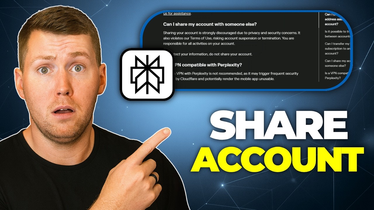 Can You Share Perplexity Pro Account - Simple Guide - YouTube