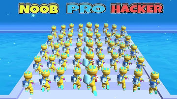 NOOB vs PRO vs HACKER in Imposter Clash 3D