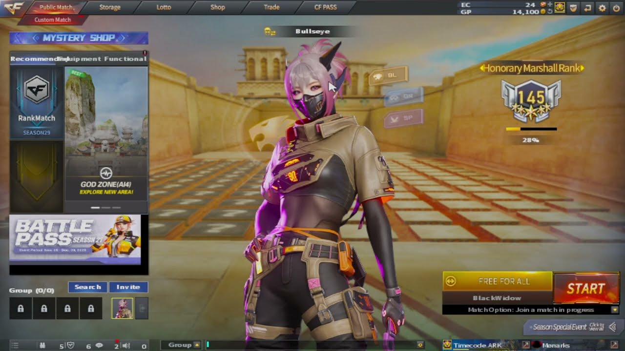 Crossfire Philippines 3.0 - Obtaining Lan Xier/Lisa (VVIP HeartShot) & Bullseye (VVIP Character)