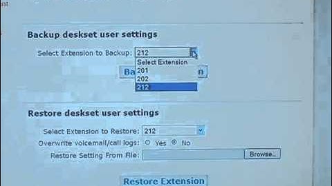 ATT IP PHONE Backup And Restore