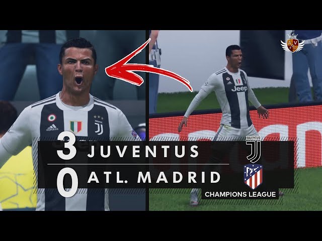 Cristiano Ronaldo Penalti Goal Juventus 3-0 Atletico Madrid Champions  League 12/03/2019 animated gif