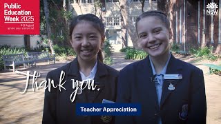 Public Education Week 2025 Teacher Appreciation Video