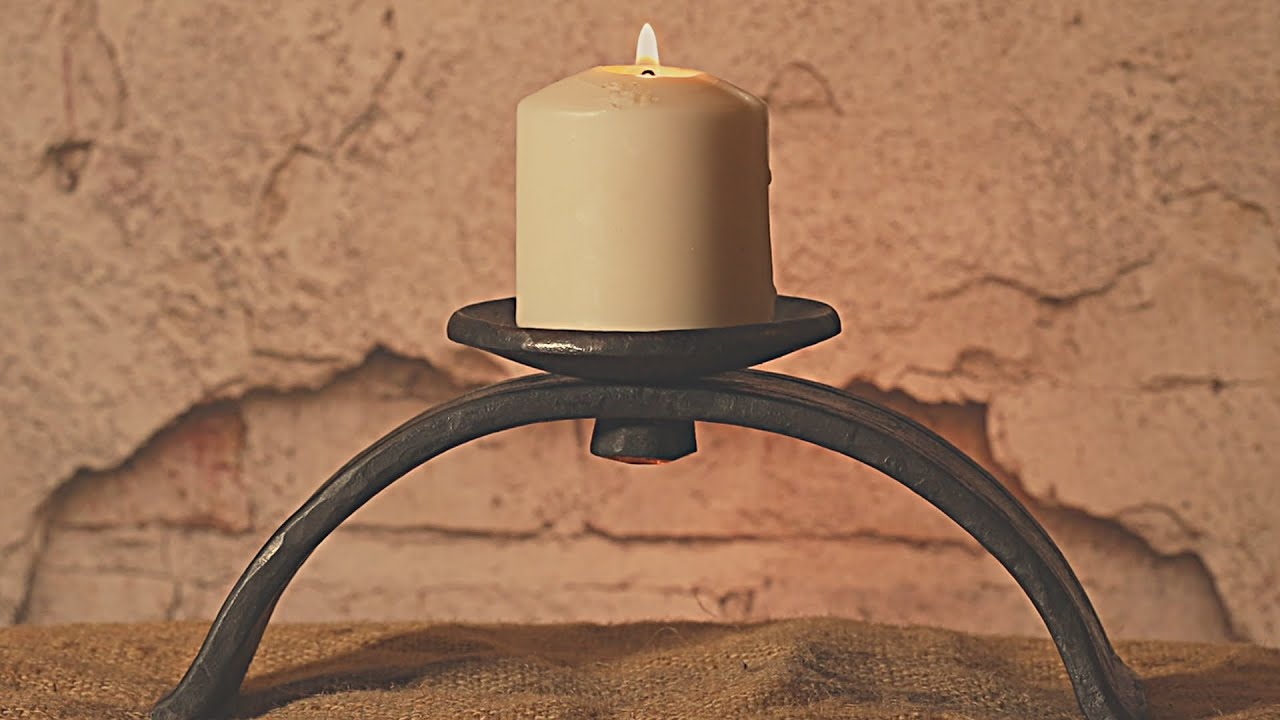 Forging a Contemporary Candle Holder