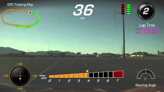 Learning how to steer properly on a race track