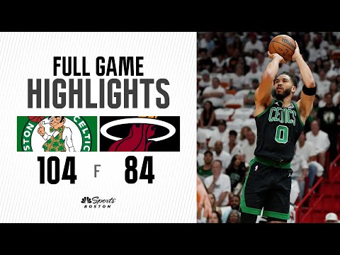 FULL GAME HIGHLIGHTS: Celtics beat Heat handily 104-84; Take 2-1 series lead