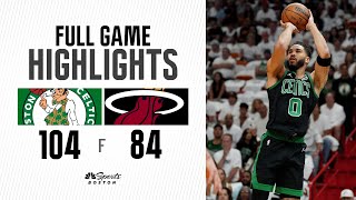 FULL GAME HIGHLIGHTS: Celtics beat Heat handily 104-84; Take 2-1 series lead