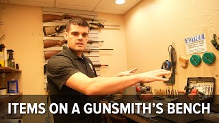 Items On A Gunsmith's Bench