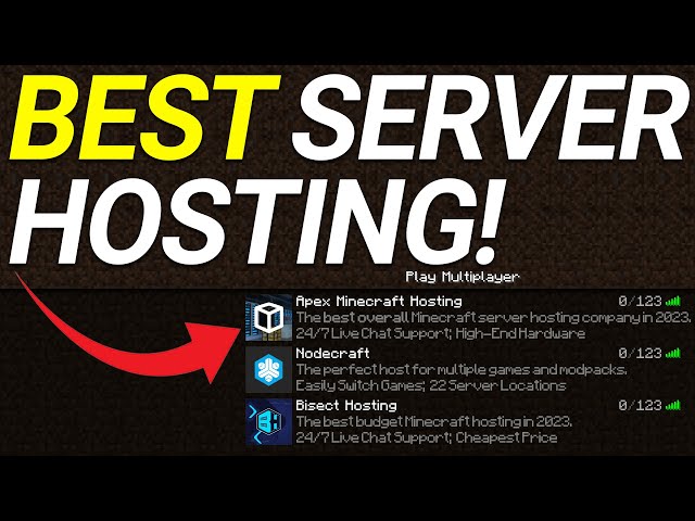 10 Best Minecraft Server Hosting 2023 (Cheap & Free Options)