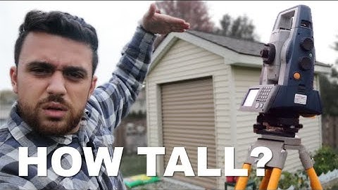 Reflectorless Total Station - Measuring Building Heights