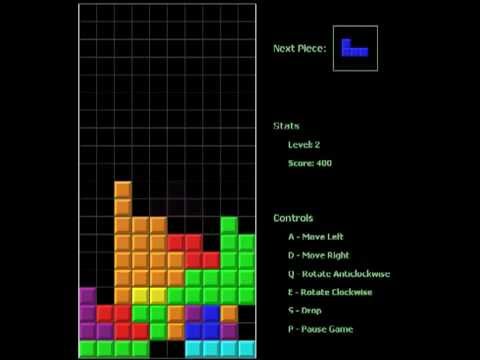 Java - Tetris Game (Source Code) - YouTube