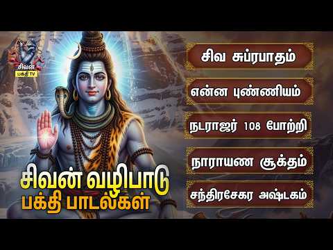 Divine Monday Shiva Bakthi Padalgal | Powerful Lord Shiva Tamil Devotional Songs Collection
