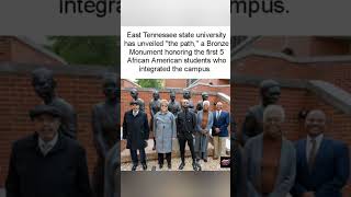 New monument at ETSU honors the first students to integrate the campus.#ETSU #history