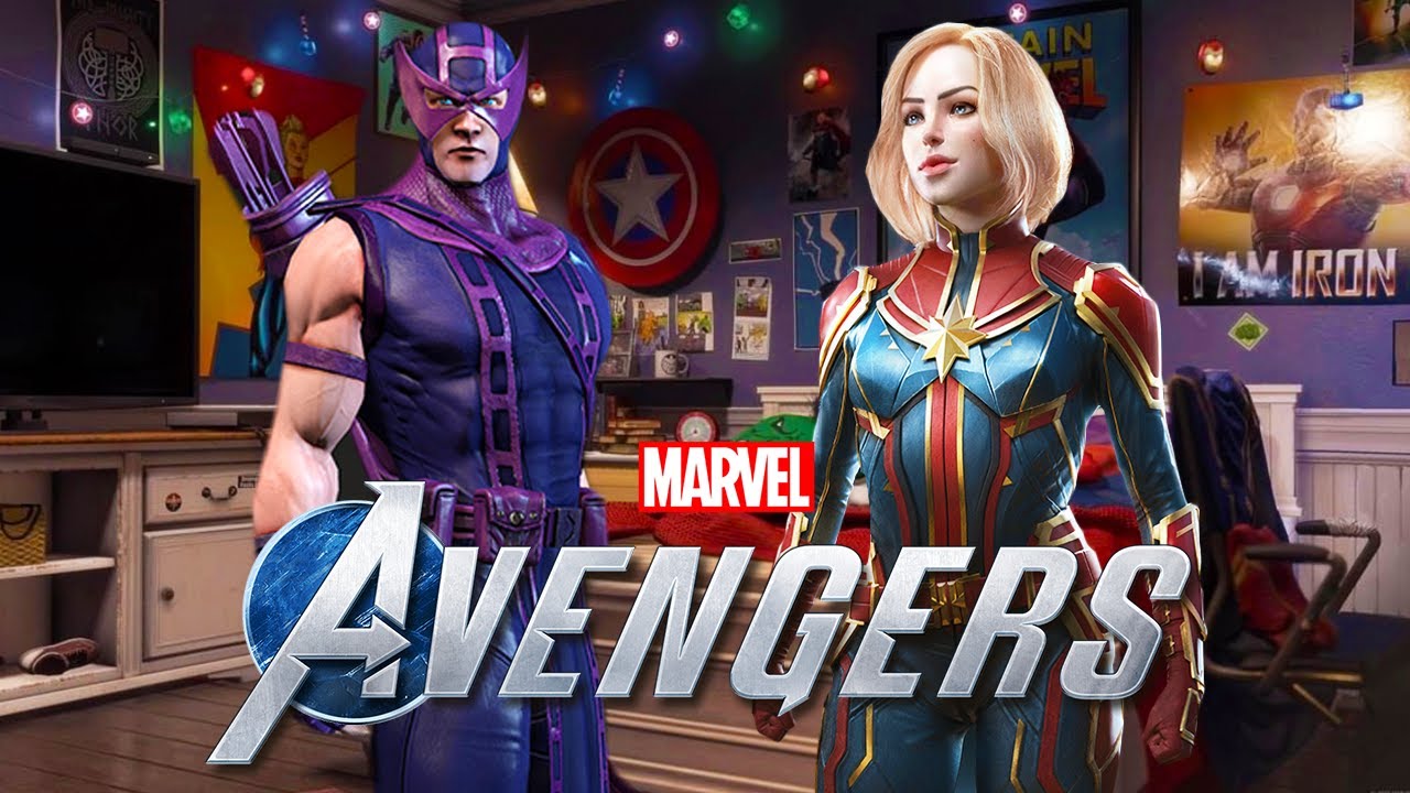 Marvel's Avengers - CAPTAIN MARVEL AND HAWKEYE REVEALED!
