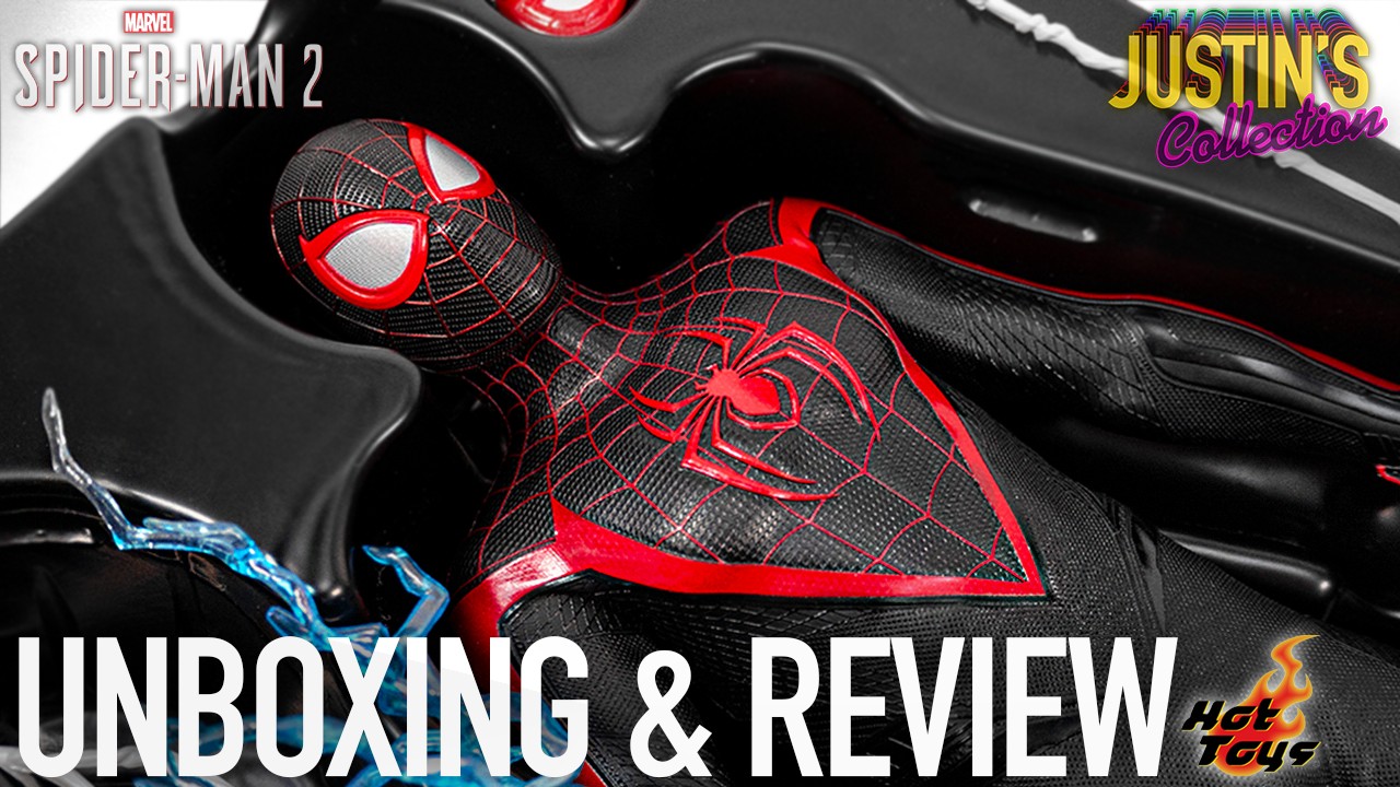 Hot Toys Spider-Man 2 Miles Morales Upgraded Suit Unboxing & Review 