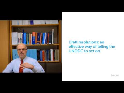 UN Draft resolutions explained  by Dr. Matti Joutsen
