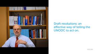 UN Draft resolutions explained  by Dr. Matti Joutsen