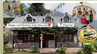 Happy birthday little tiger 🐯 Khenrab 📍singyang