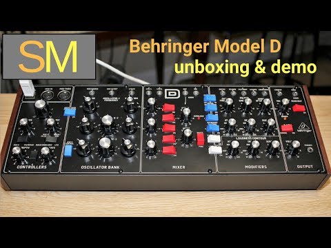 Behringer Model D unboxing & demo