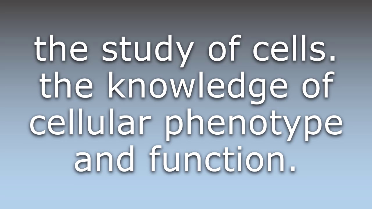 What does Cellomics mean?