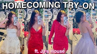 Homecoming & Prom Dress Try-On Haul I Ft. Jjs House