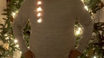 Make your own light-up holiday sweater