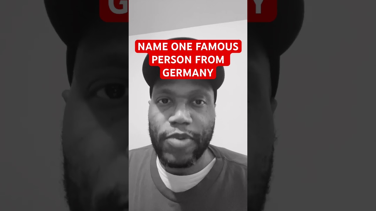 name one famous person from germany 
