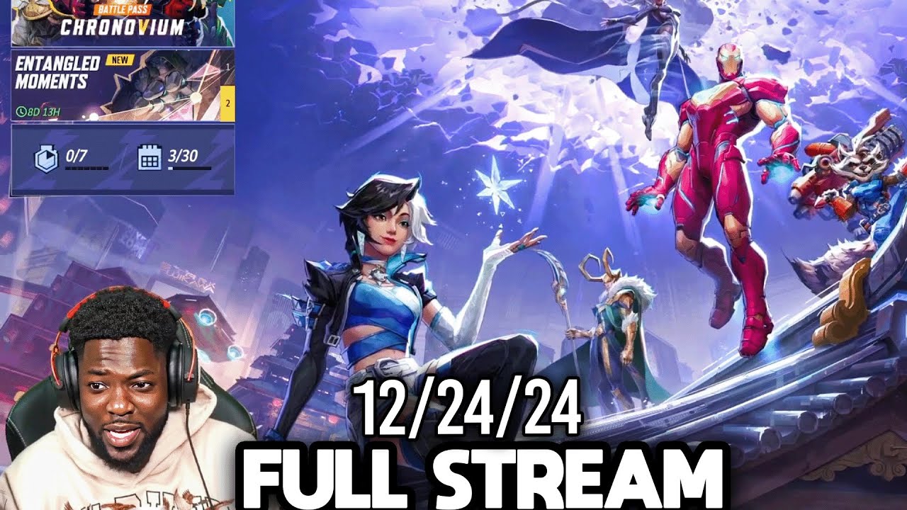 QUICK STREAM PLAYING MARVEL RIVALS FULL STREAM (12/24/24) - YouTube