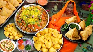 Samosa Chaat  समोसा चाट रेसिपी  छोले समोसे टेस्टी बिहारी छोले समोसे चाट खाकर मजा आ जायेगा