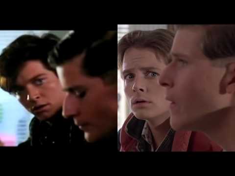 Back to the Future - Michael J. Fox & Eric Stoltz Side-by-Side Comparison