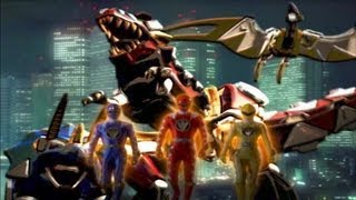 Power Rangers Dino Thunder Intro with White Ranger